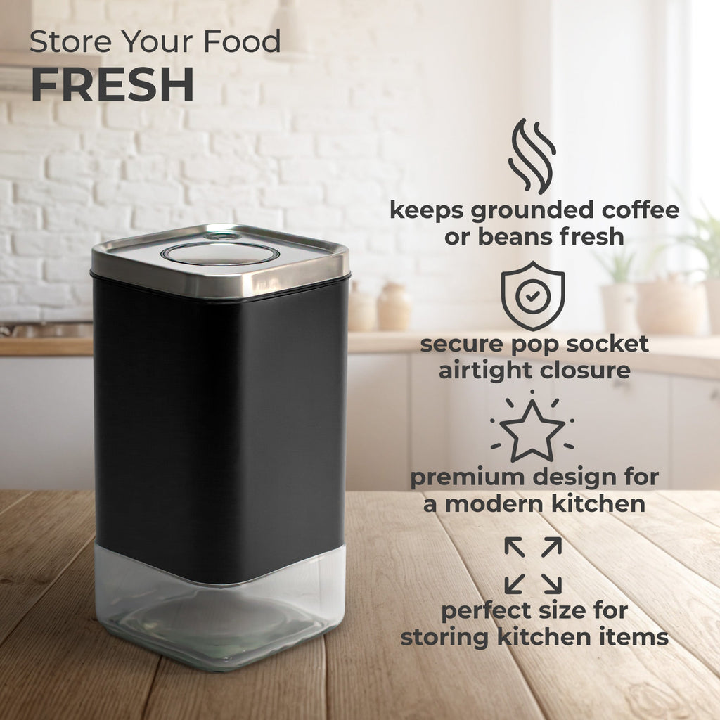 12oz Square Glass Storage Container, KF3021S - Cozy Home Life