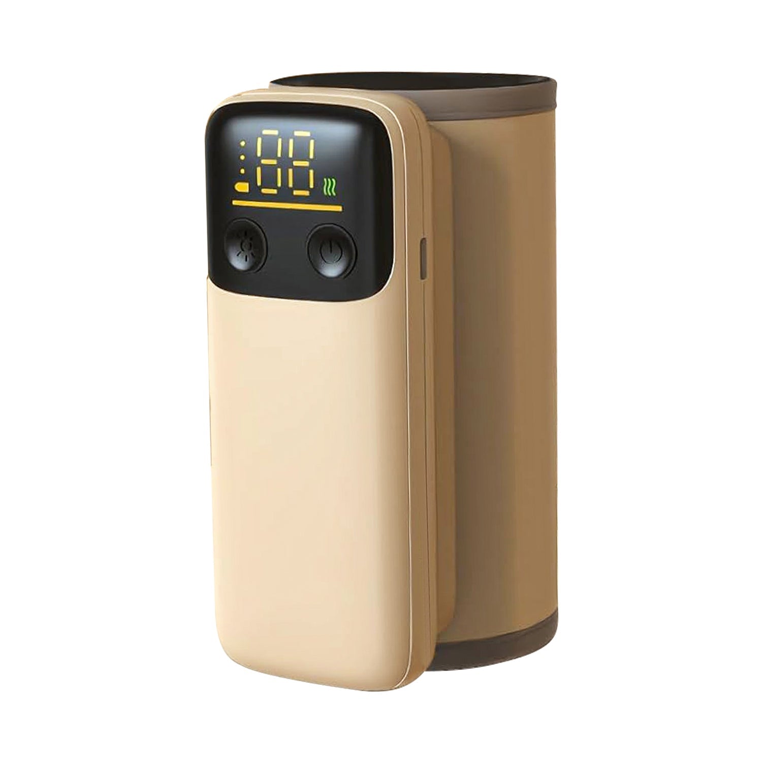 1Pc Portable Bottle Warmer With Night Light On The Go Baby Milk Warmer Milk Formula Warmer For Home Travel With 6 Heating Levels - Cozy Home Life