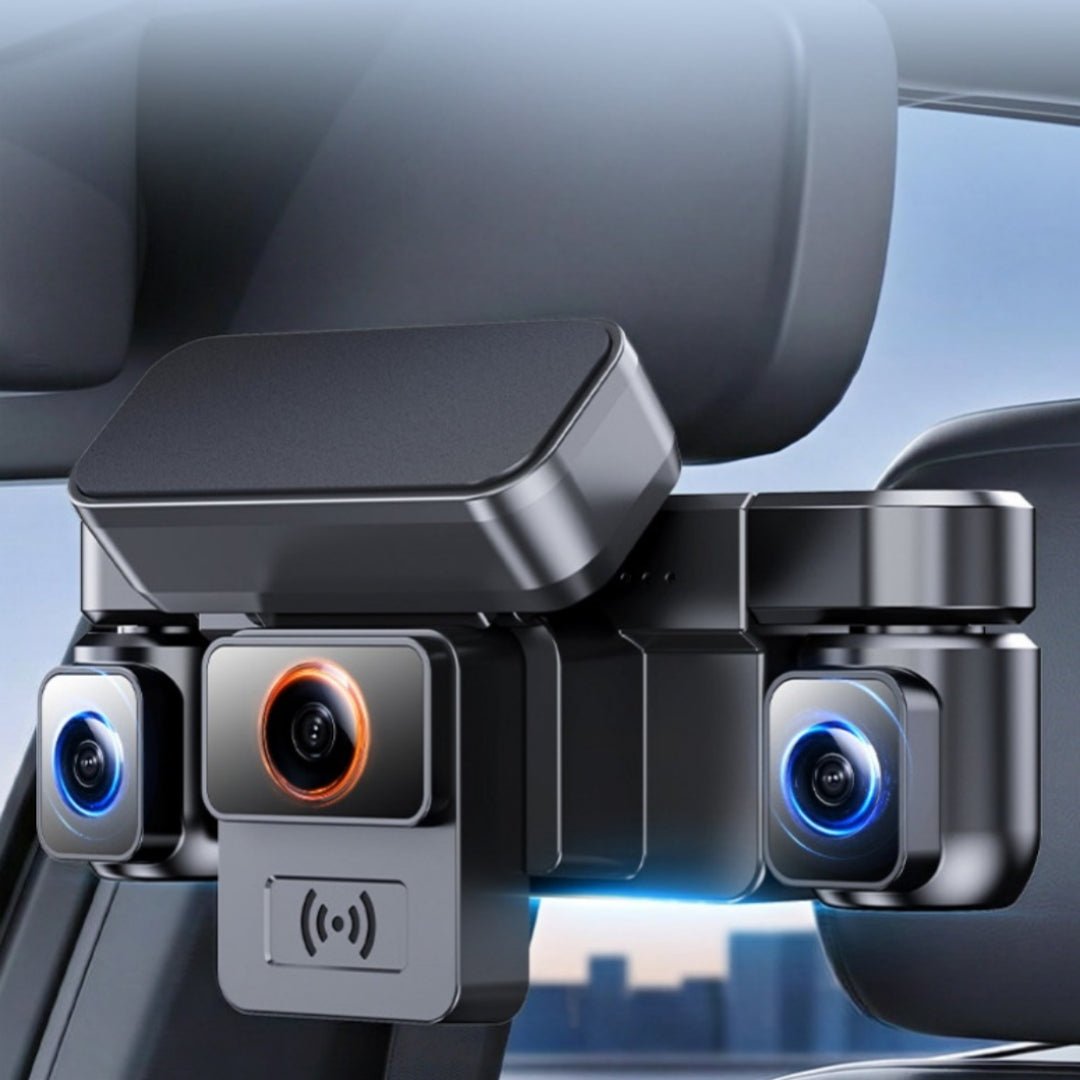 3 - inch 4 - lens HD Night Vision Dash Cam - Cozy Home Life