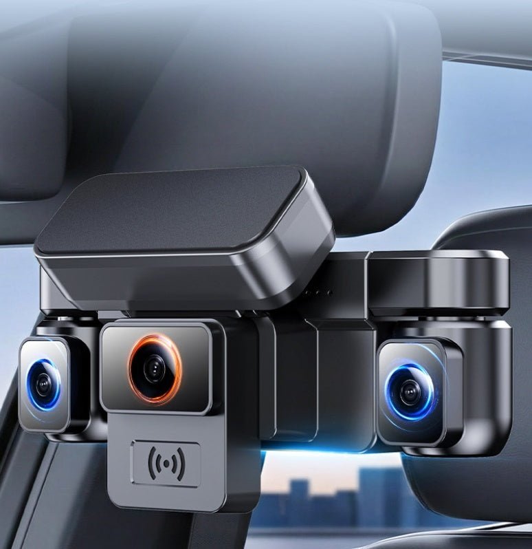 3 - inch 4 - lens HD Night Vision Dash Cam - Cozy Home Life
