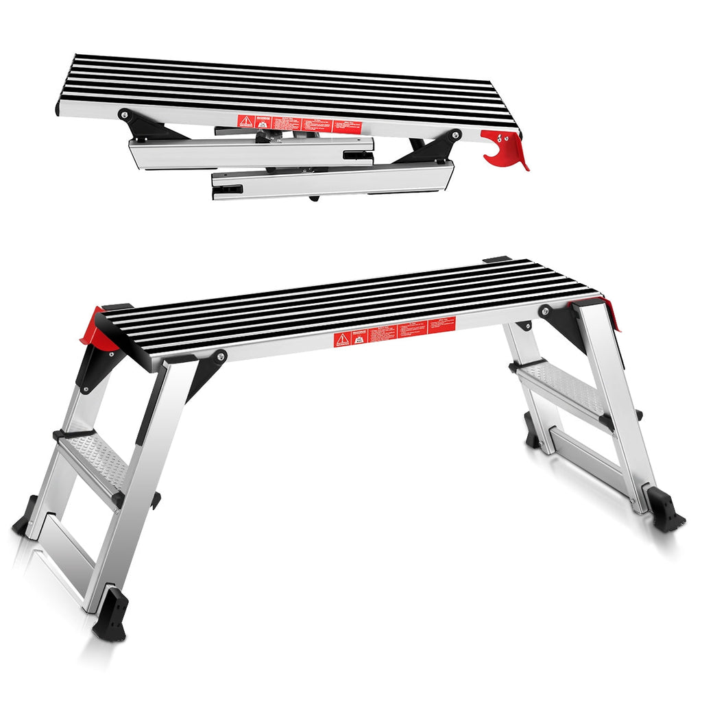 330 lbs Aluminum Folding Non - slip Drywall Step Stool Ladder - Cozy Home Life