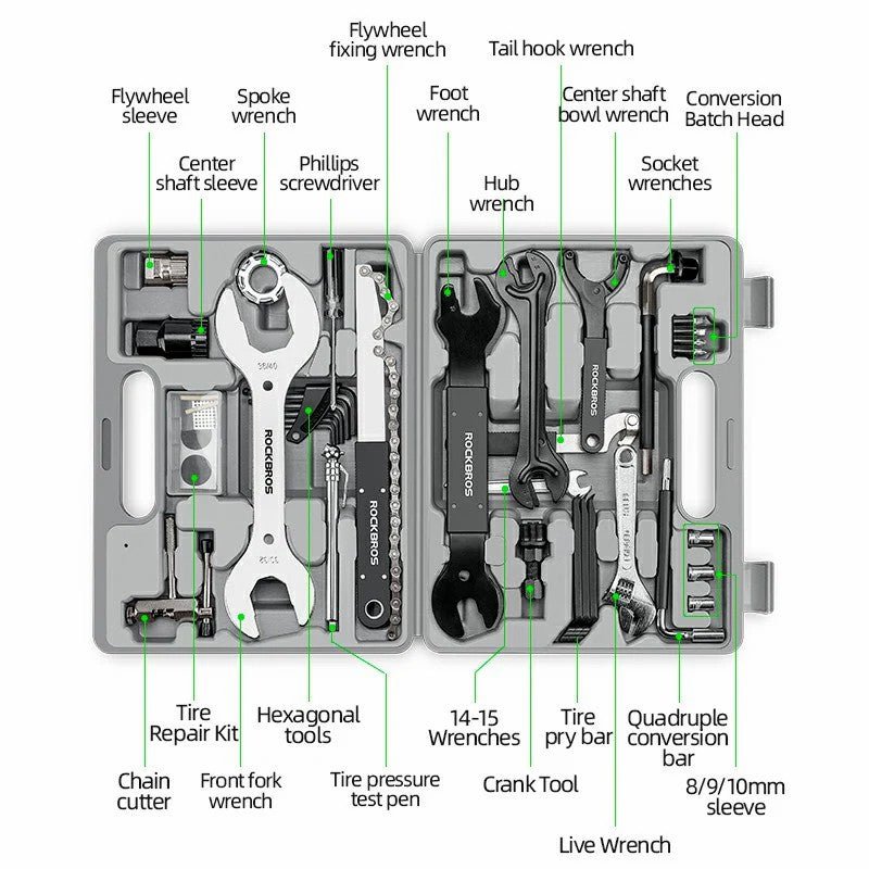 44 - in - 1 Bike Multi - Tool Kit - Cozy Home Life