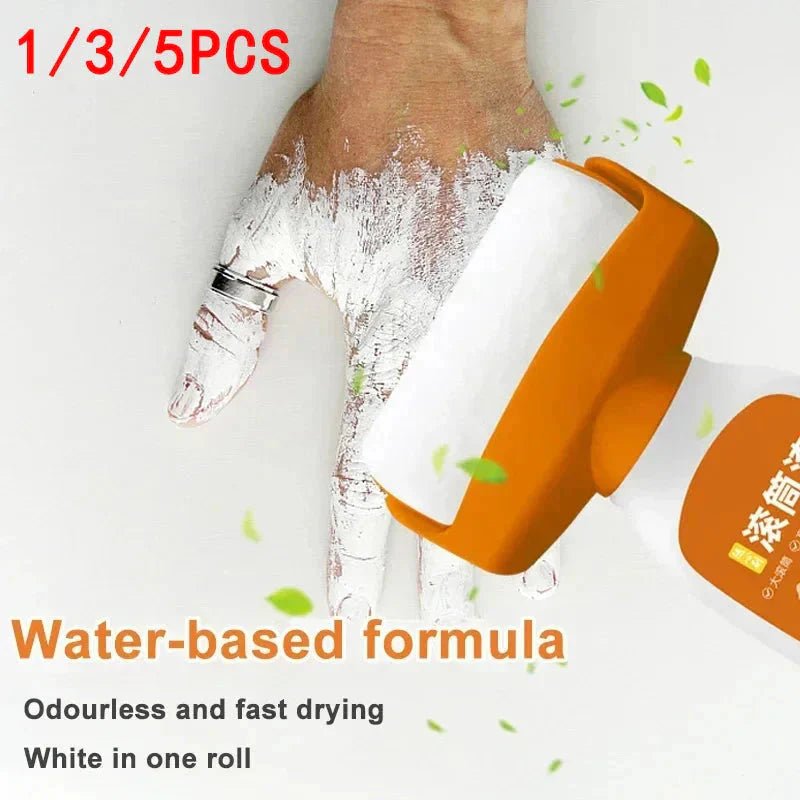 Antibacterial Wall Paint – Strong Repair Latex Paint with Roller Brush for Living Room & Kitchen - Cozy Home Life