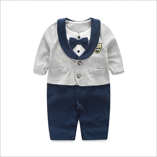 Baby Jumpsuit Spring And Autumn Models Foreign Trade Gentleman Baby Clothes Long - Sleeved Baby Clothes Baby Clothes - Cozy Home Life