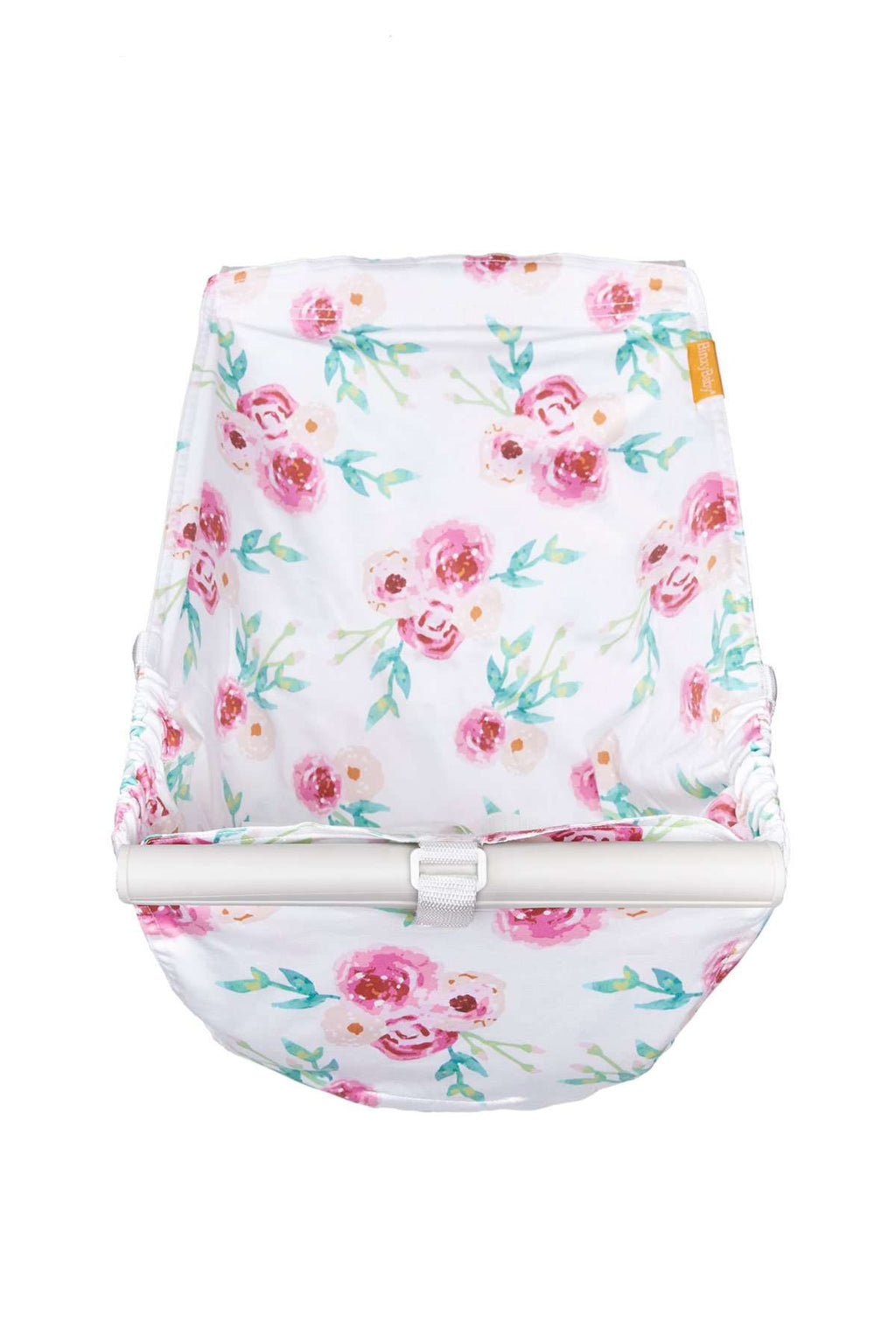 Baby Shopping Cart Hammock | Full Bloom Watercolor Floral Print - Cozy Home Life