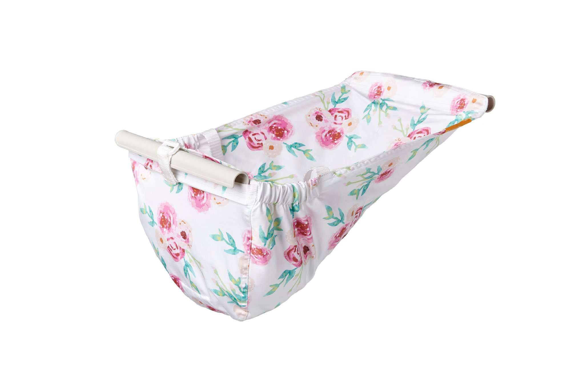 Baby Shopping Cart Hammock | Full Bloom Watercolor Floral Print - Cozy Home Life