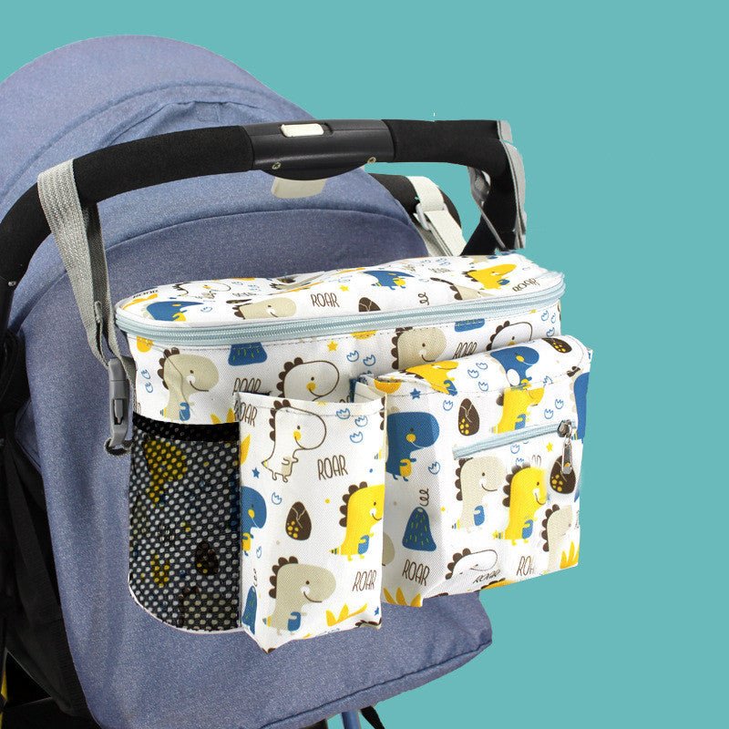 Baby Stroller Organizer Newborn Trolley Storage Bag Adjustable Multifunction Travel Diaper Large Capacity Pram Bag Bottle Holder - Cozy Home Life