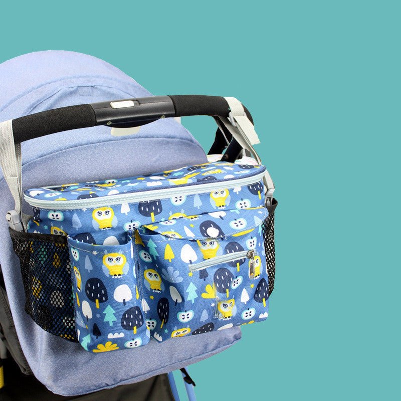 Baby Stroller Organizer Newborn Trolley Storage Bag Adjustable Multifunction Travel Diaper Large Capacity Pram Bag Bottle Holder - Cozy Home Life