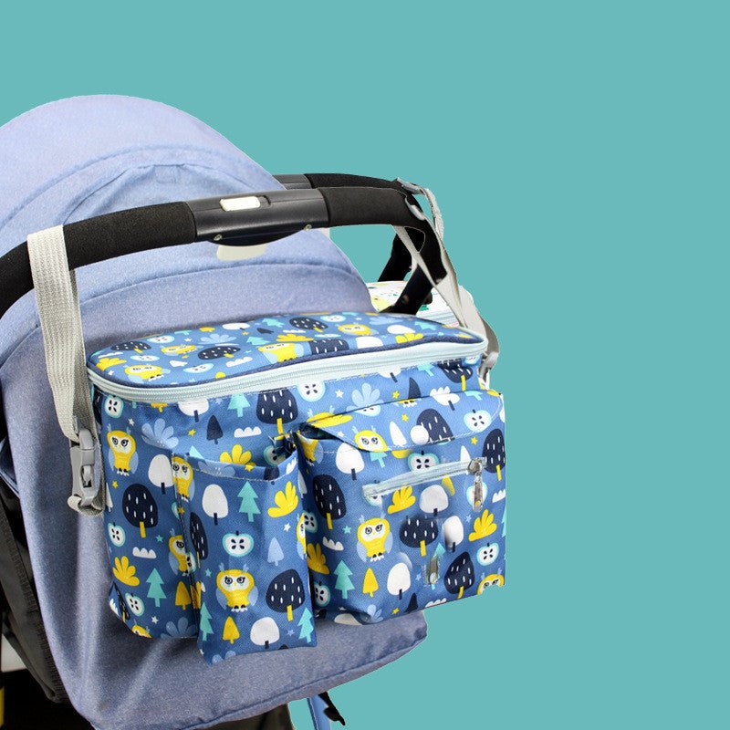 Baby Stroller Organizer Newborn Trolley Storage Bag Adjustable Multifunction Travel Diaper Large Capacity Pram Bag Bottle Holder - Cozy Home Life