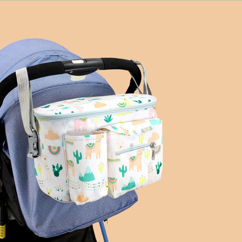 Baby Stroller Organizer Newborn Trolley Storage Bag Adjustable Multifunction Travel Diaper Large Capacity Pram Bag Bottle Holder - Cozy Home Life