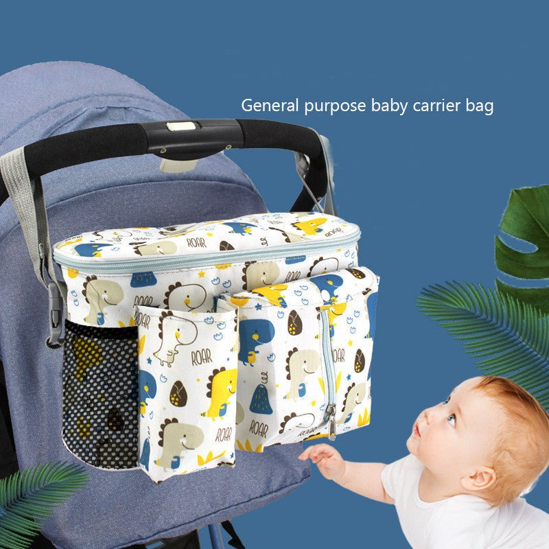 Baby Stroller Organizer Newborn Trolley Storage Bag Adjustable Multifunction Travel Diaper Large Capacity Pram Bag Bottle Holder - Cozy Home Life
