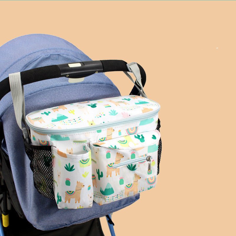 Baby Stroller Organizer Newborn Trolley Storage Bag Adjustable Multifunction Travel Diaper Large Capacity Pram Bag Bottle Holder - Cozy Home Life