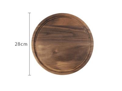 Black Walnut Wood Cutting Board Creative Whole Tray Fruit Chopping Cutting Board Wood Chopping Blocks For Kitchen - Cozy Home Life