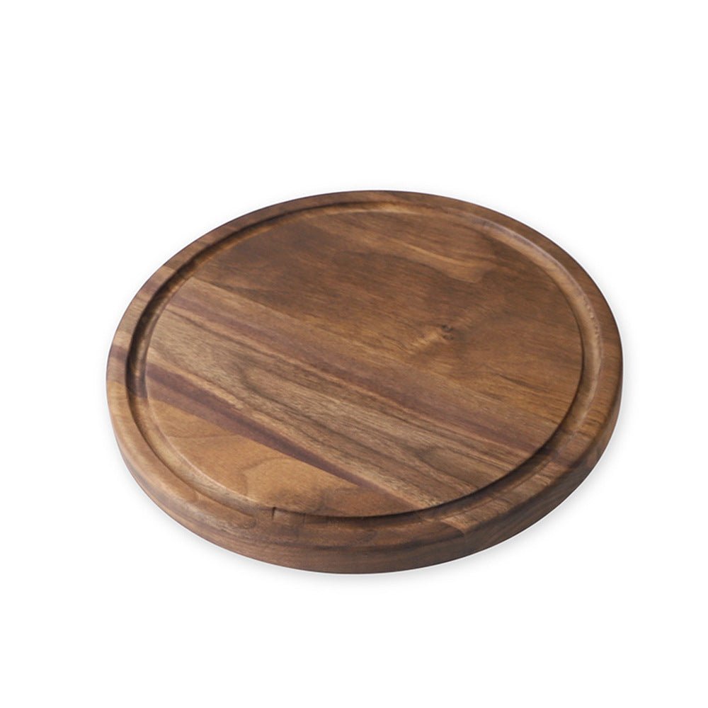 Black Walnut Wood Cutting Board Creative Whole Tray Fruit Chopping Cutting Board Wood Chopping Blocks For Kitchen - Cozy Home Life