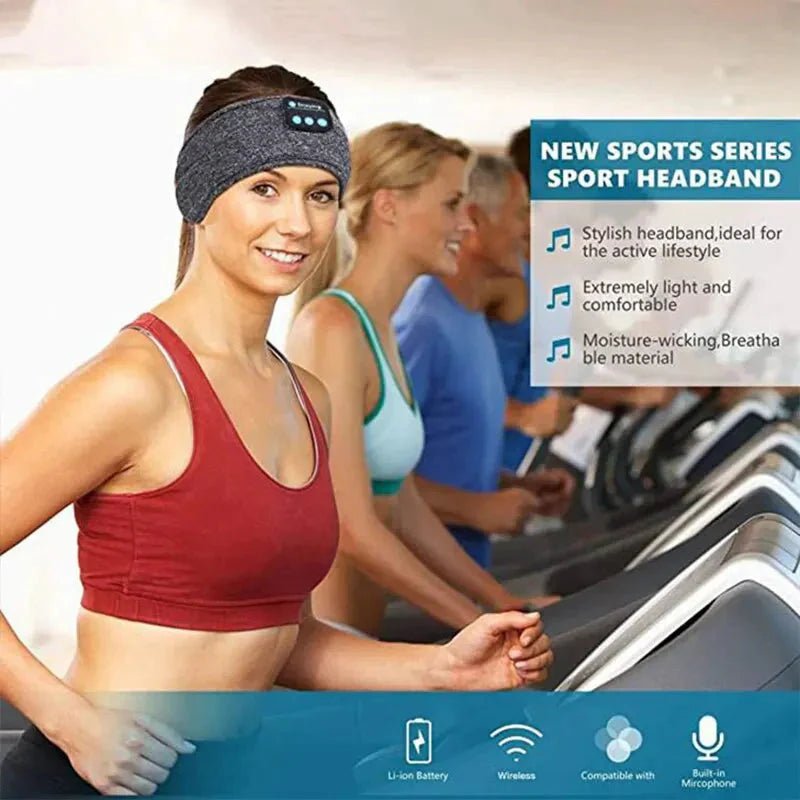 Bluetooth Sleep Headband – Wireless Headphones with Built - In Speakers & 10 - Hour Battery - Cozy Home Life