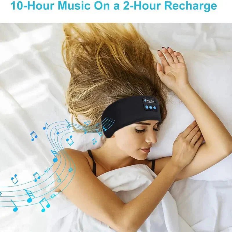 Bluetooth Sleep Headband – Wireless Headphones with Built - In Speakers & 10 - Hour Battery - Cozy Home Life