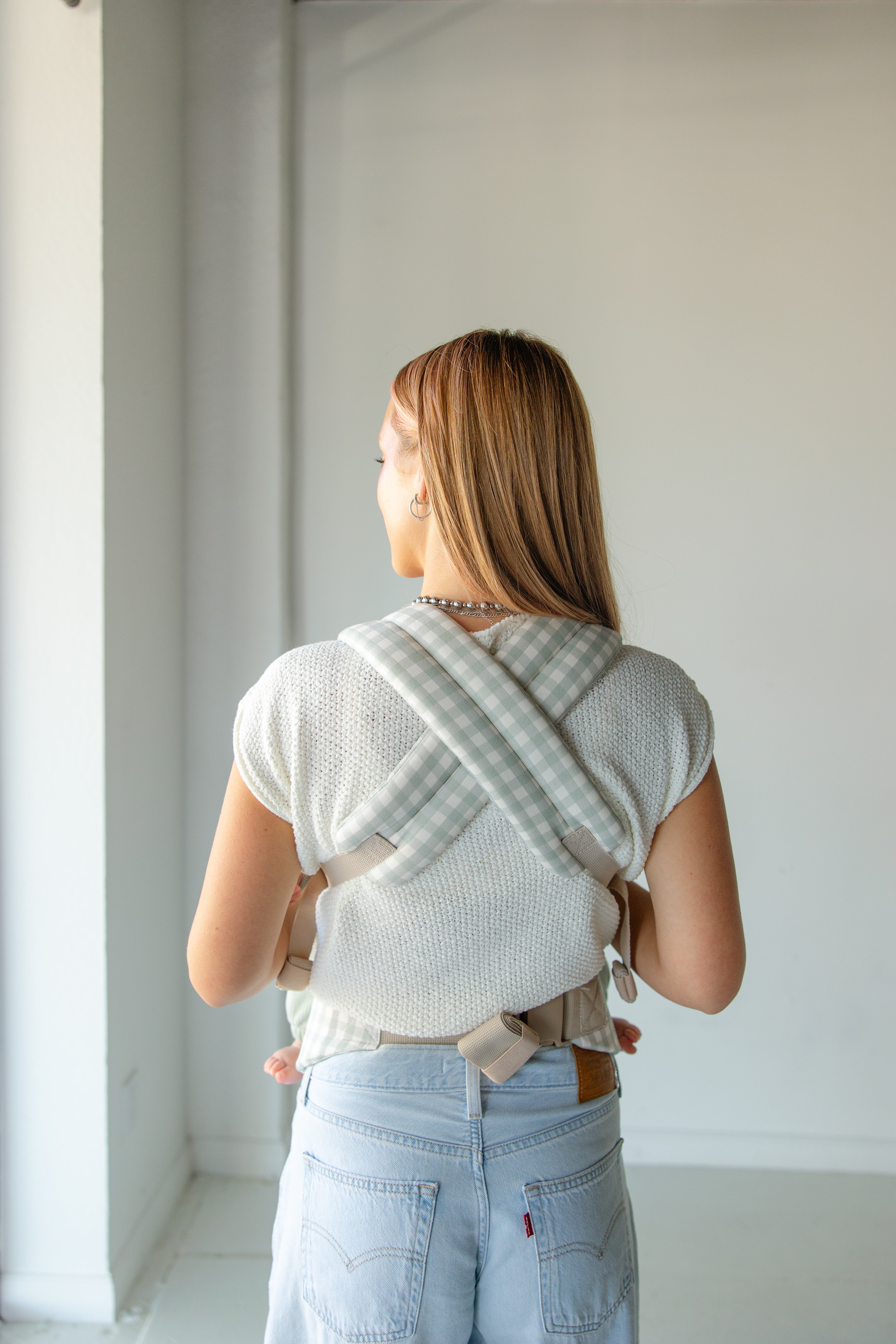 Coco Gingham - Cotton Baby Carrier - Cozy Home Life