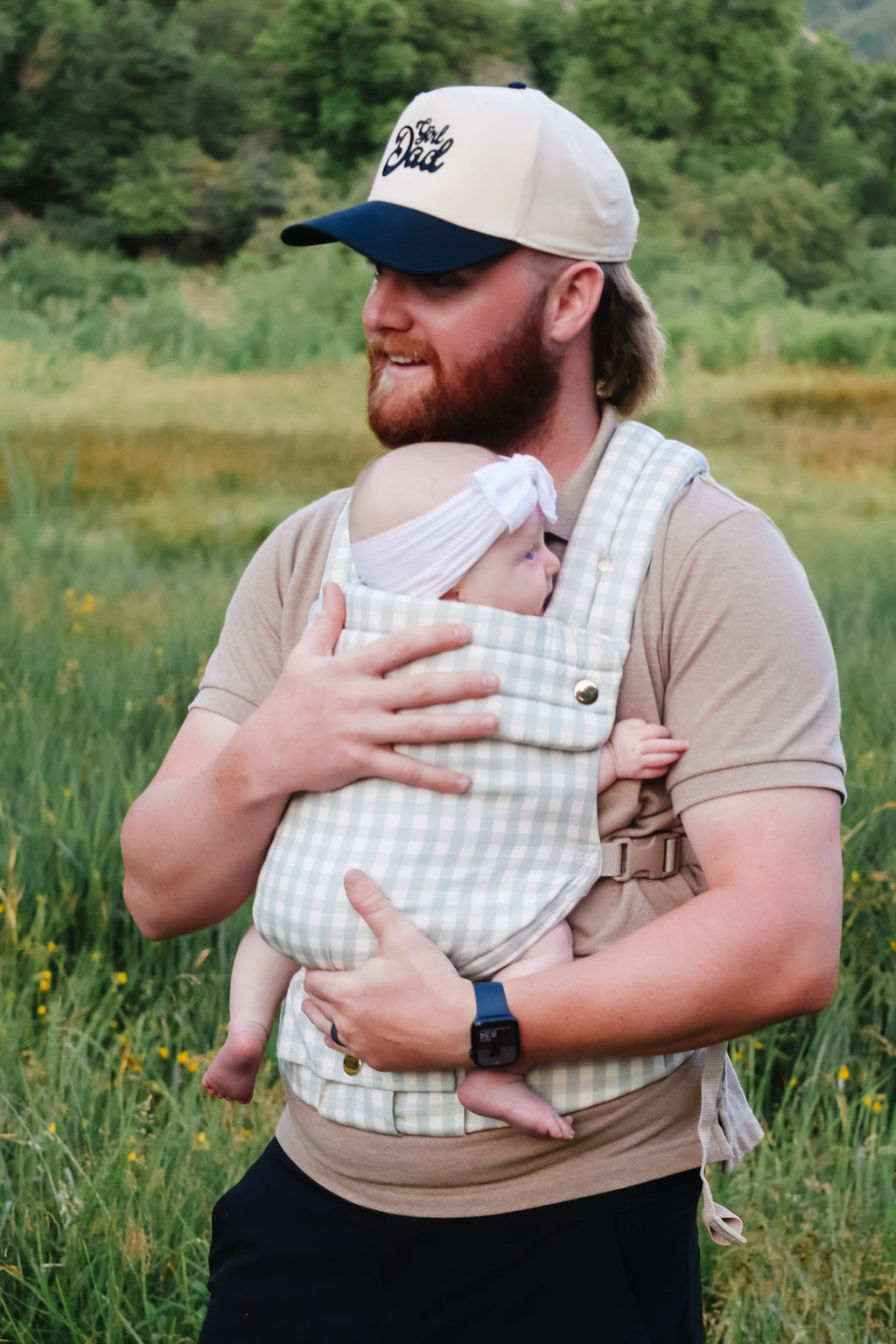 Coco Gingham - Cotton Baby Carrier - Cozy Home Life
