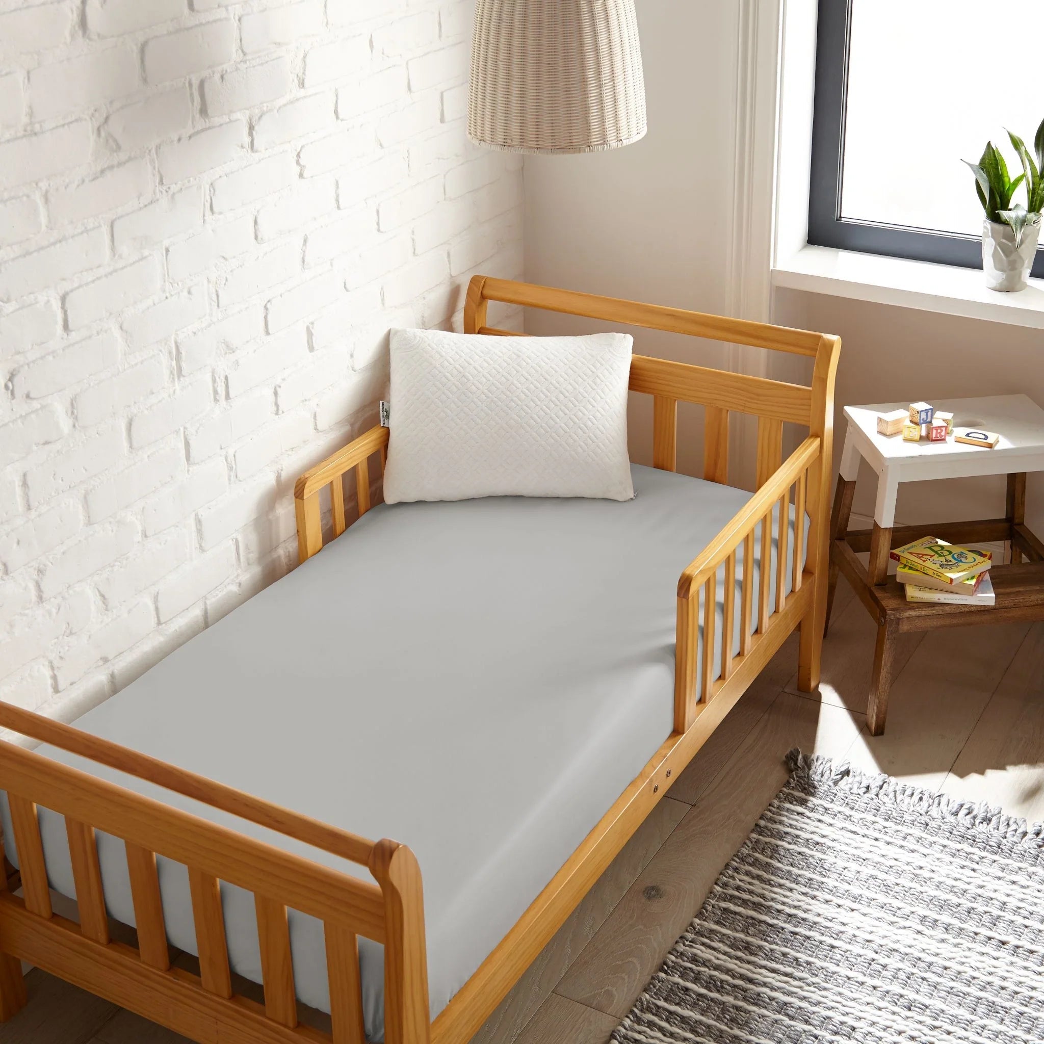 Cooling Bamboo Crib Fitted Sheet - gentle and moisture wicking - Cozy Home Life