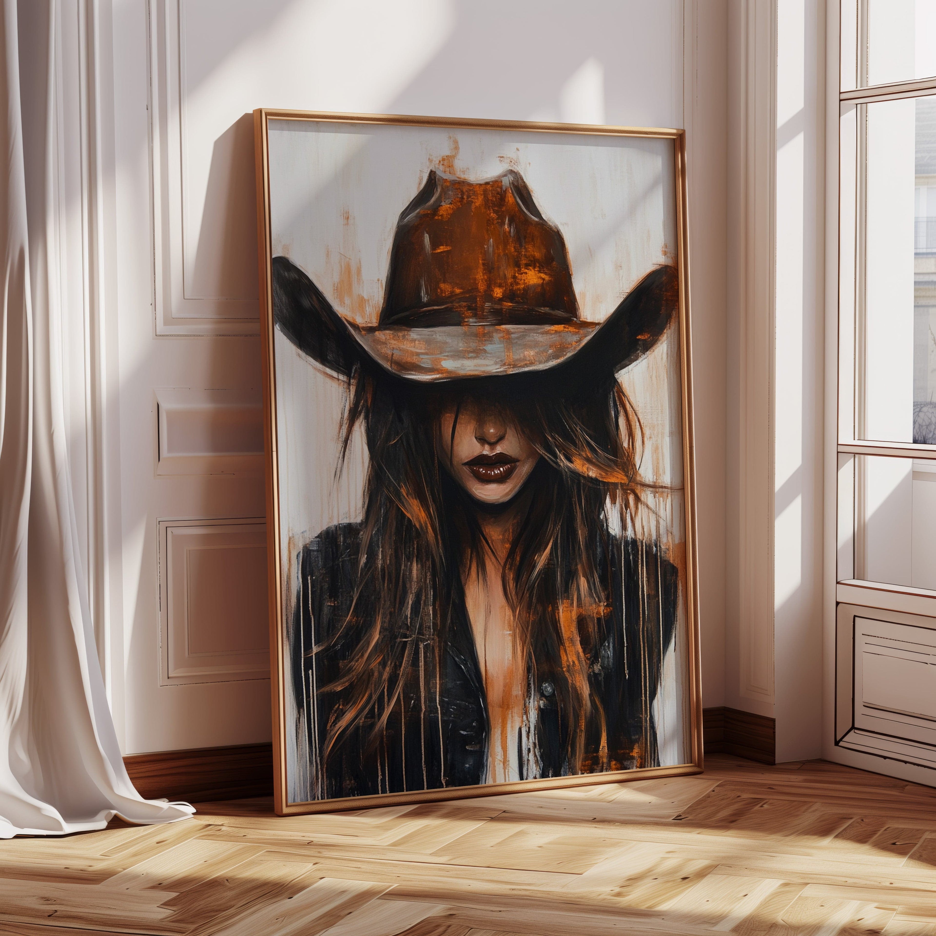Cowgirl in Crimson – Modern Western Grit - Cozy Home Life