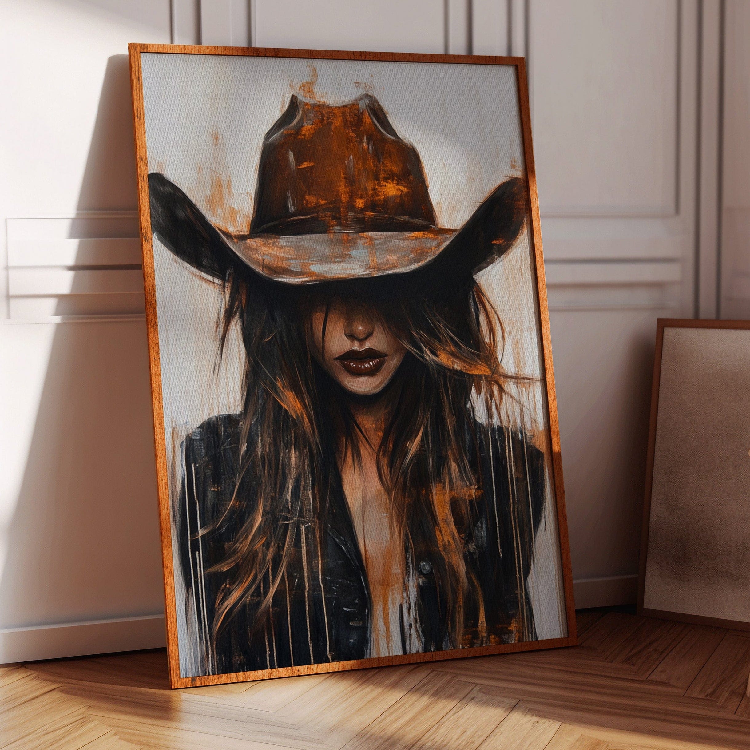 Cowgirl in Crimson – Modern Western Grit - Cozy Home Life