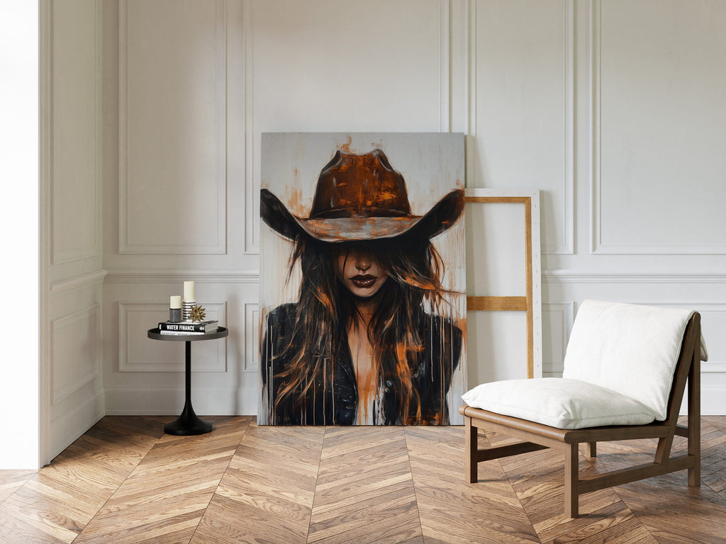 Cowgirl in Crimson – Modern Western Grit - Cozy Home Life