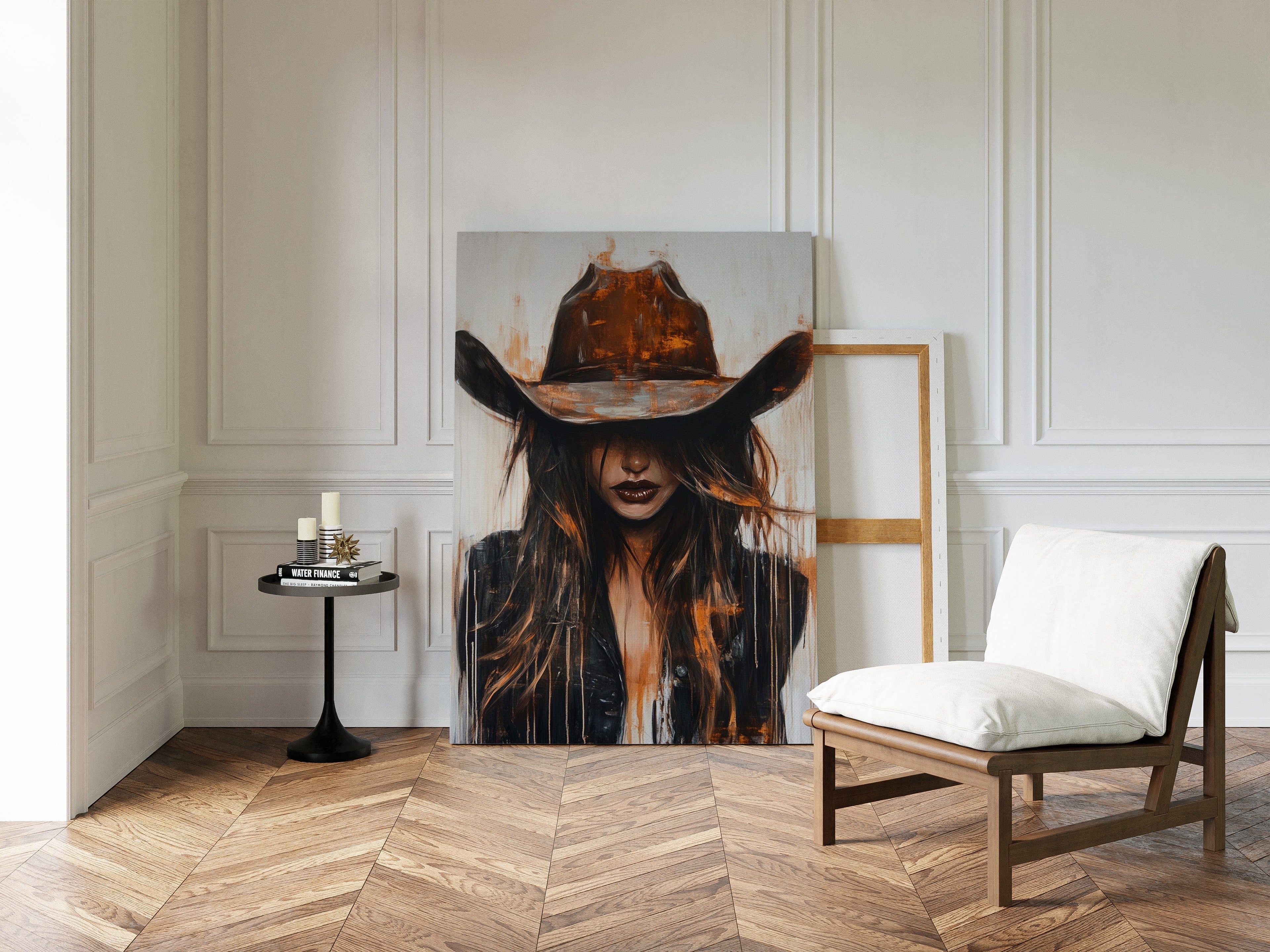 Cowgirl in Crimson – Modern Western Grit - Cozy Home Life