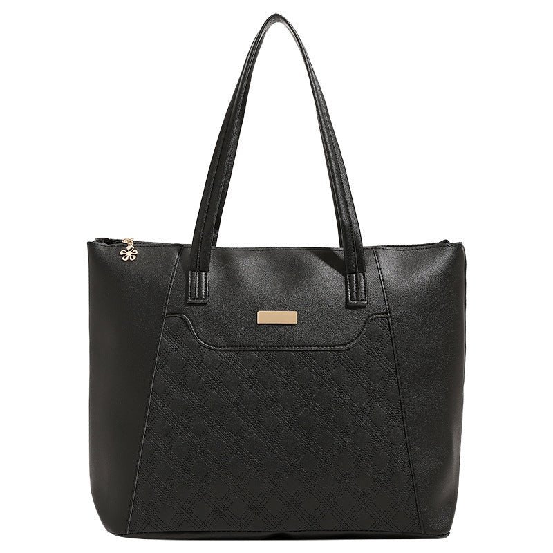 Diamond - Embossed Large - Capacity Tote Bag - Cozy Home Life