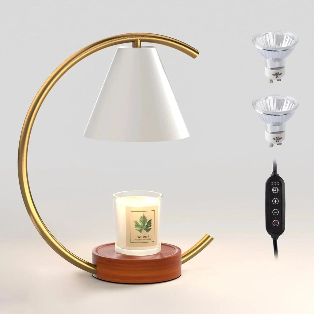 Dimmable Candle Warmer Lamp – Efficient, Flame - Free Fragrance - Cozy Home Life