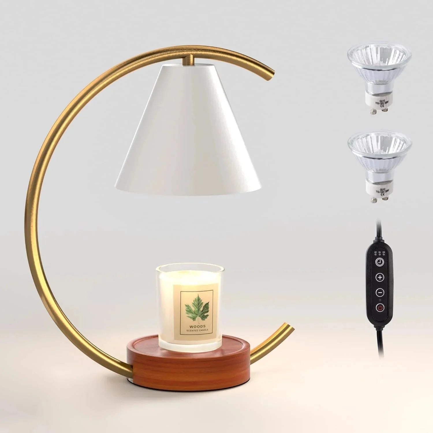 Dimmable Candle Warmer Lamp – Efficient, Flame - Free Fragrance - Cozy Home Life