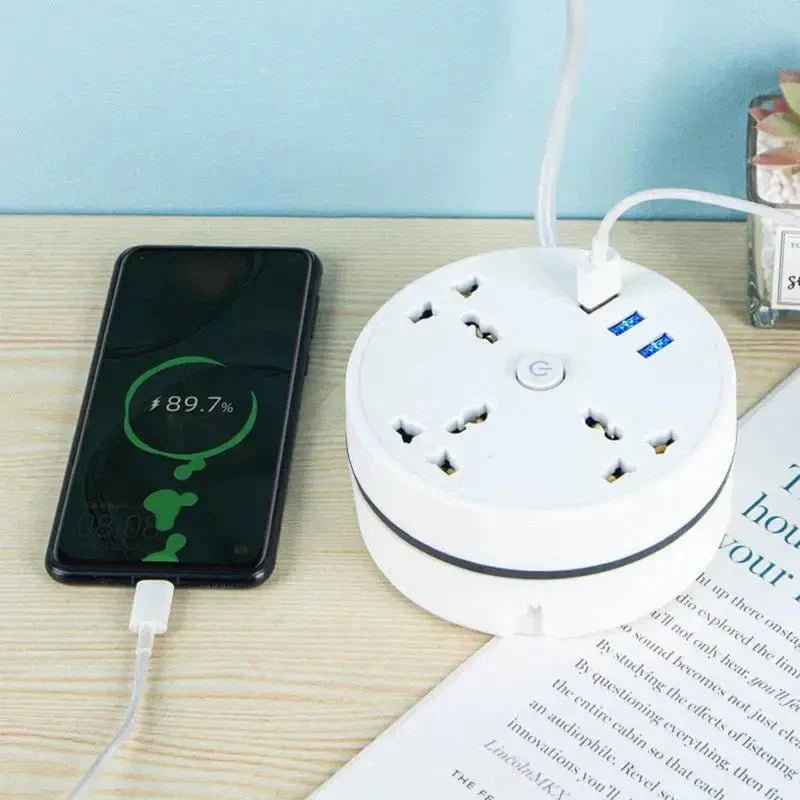 EU Plug AC Outlet Smart Home Power Strip – Multipurpose Electrical Extension Cord with USB Ports & Fast Charging - Cozy Home Life