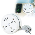 EU Plug AC Outlet Smart Home Power Strip – Multipurpose Electrical Extension Cord with USB Ports & Fast Charging - Cozy Home Life