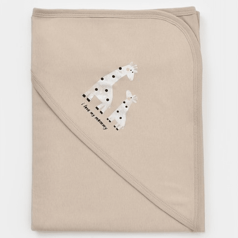 Giraffe Blanket 100% Organic Cotton - Cozy Home Life