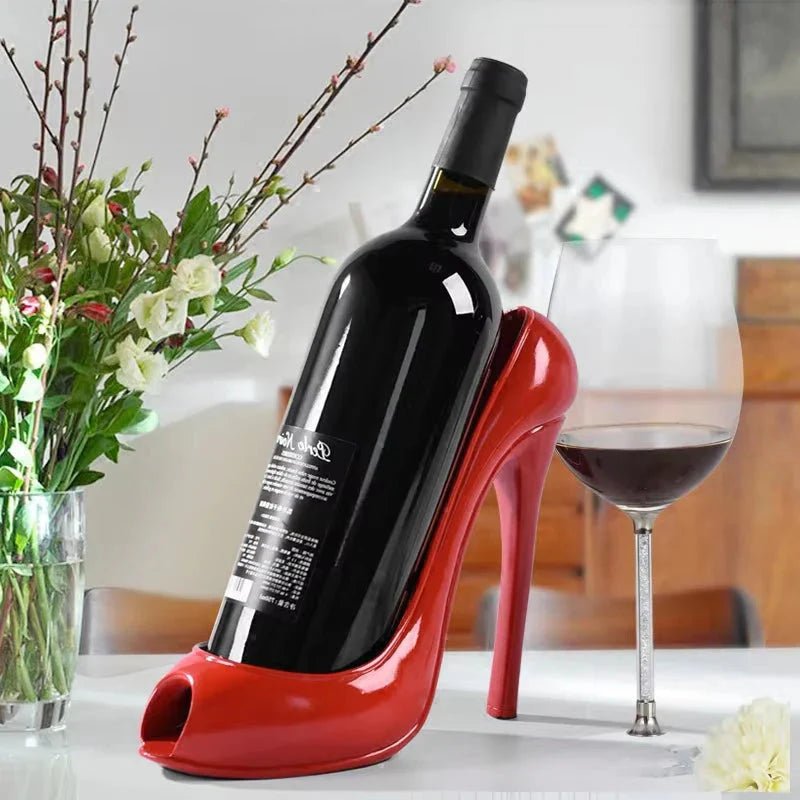 High Heel Shoe Wine Bottle Holder - Cozy Home Life