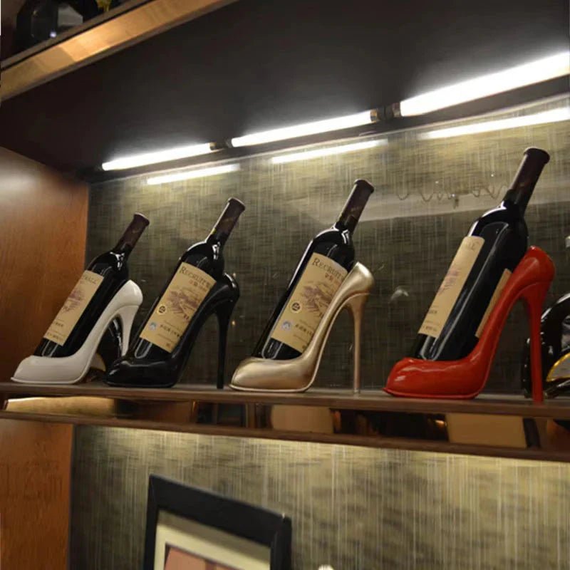 High Heel Shoe Wine Bottle Holder - Cozy Home Life