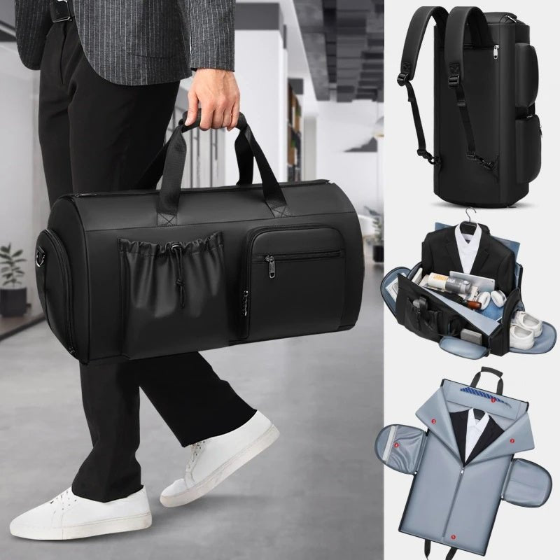 High Quality Waterproof Suit Bag For Men Large Capacity Travel Bag With Shoe Compartment Dry And Wet Separation Travel Organizer - Cozy Home Life