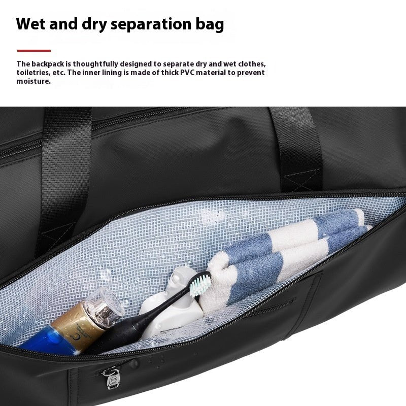 High Quality Waterproof Suit Bag For Men Large Capacity Travel Bag With Shoe Compartment Dry And Wet Separation Travel Organizer - Cozy Home Life