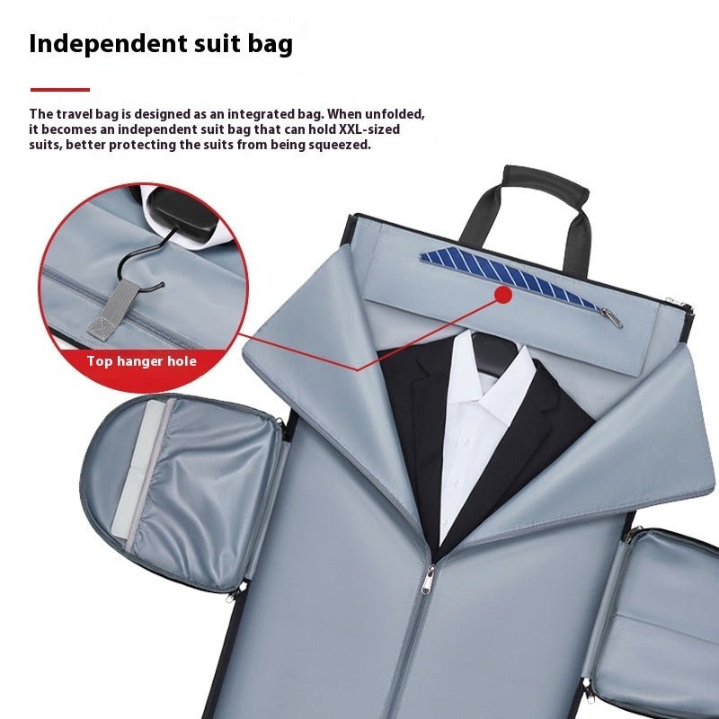 High Quality Waterproof Suit Bag For Men Large Capacity Travel Bag With Shoe Compartment Dry And Wet Separation Travel Organizer - Cozy Home Life