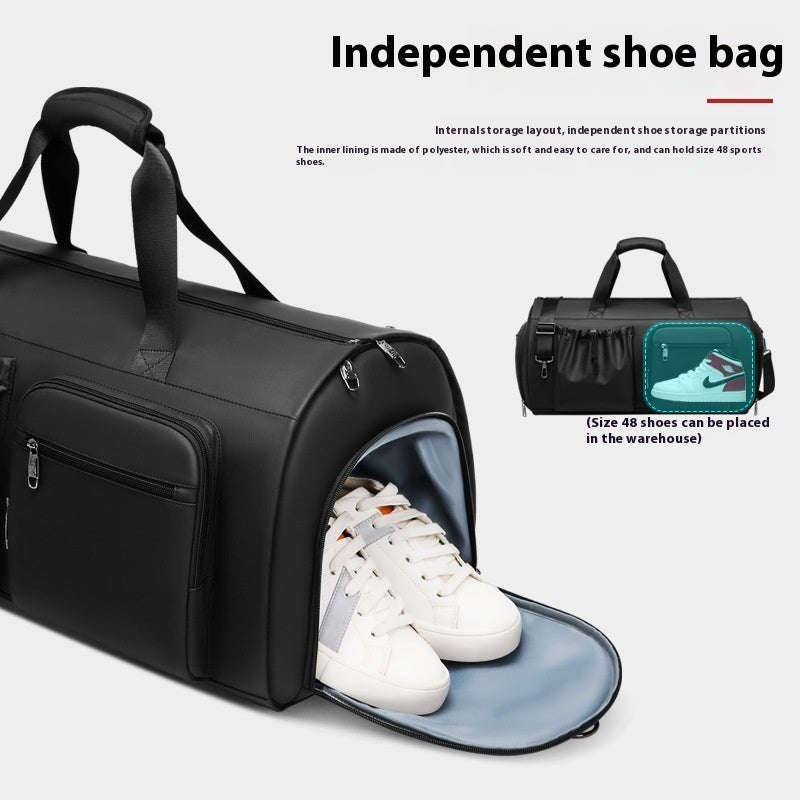 High Quality Waterproof Suit Bag For Men Large Capacity Travel Bag With Shoe Compartment Dry And Wet Separation Travel Organizer - Cozy Home Life