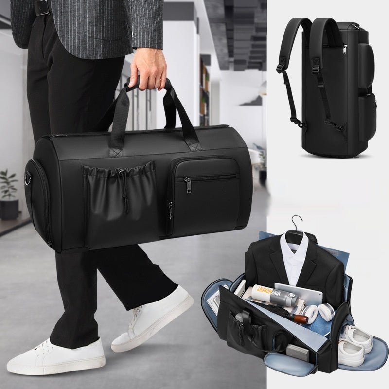 High Quality Waterproof Suit Bag For Men Large Capacity Travel Bag With Shoe Compartment Dry And Wet Separation Travel Organizer - Cozy Home Life