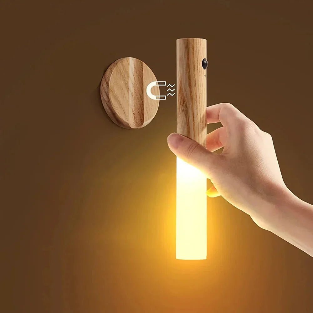Intelligent Human Body Induction LED Night Light – Rechargeable Wall Light for Corridor, Cabinet, and Toilet - Cozy Home Life