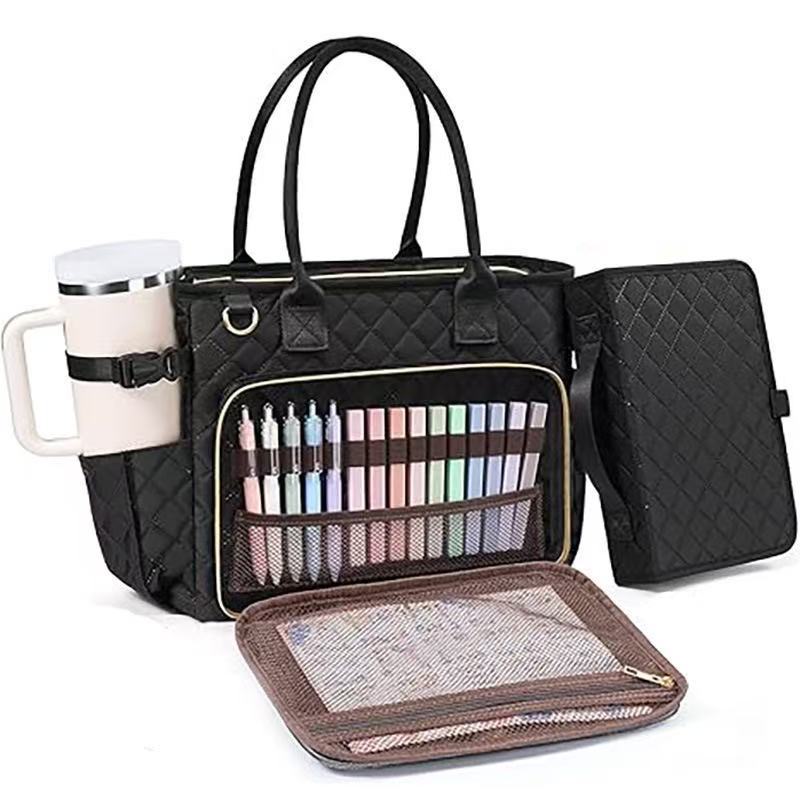 Large Capacity Book Storage Bag Portable Tote Bag For Travel - Cozy Home Life