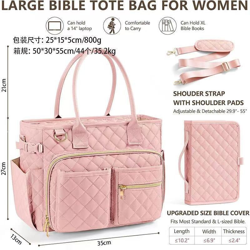 Large Capacity Book Storage Bag Portable Tote Bag For Travel - Cozy Home Life