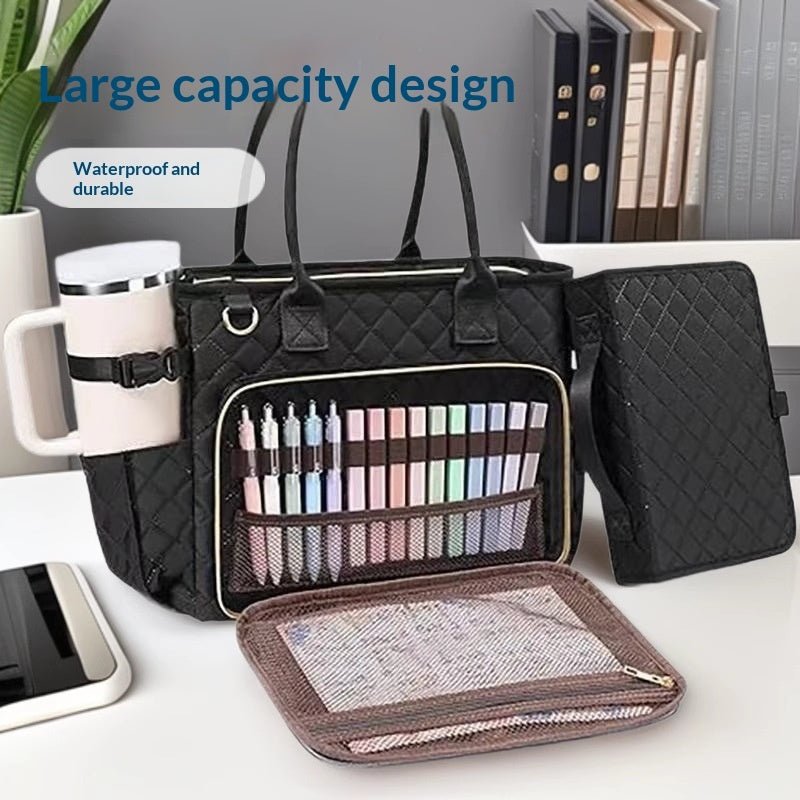 Large Capacity Book Storage Bag Portable Tote Bag For Travel - Cozy Home Life