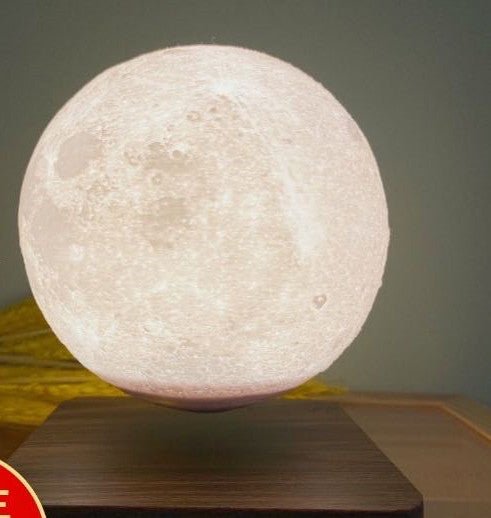 Magnetic Levitation Table Lamp Moon Light 3D Printing Planet Night Light - Cozy Home Life