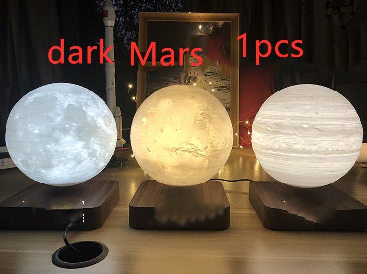 Magnetic Levitation Table Lamp Moon Light 3D Printing Planet Night Light - Cozy Home Life