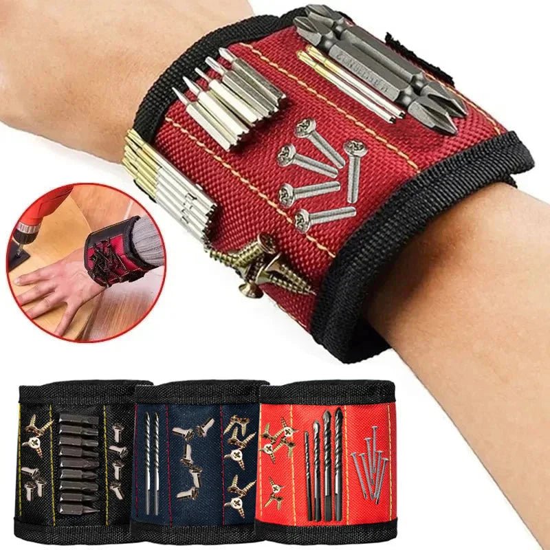 Magnetic Wristband Tool Holder – Hands - Free Screw & Nail Organizer for DIY & Repairs - Cozy Home Life