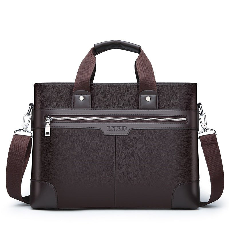 Mens Business Hand Bag Travel Shoulder Crossbody Briefcase - Cozy Home Life