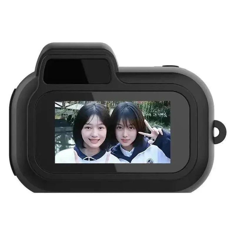 Mini Slr - Shaped 1080P Pocket DV Camera – Portable Body Cam, Action Camera with Display Screen, Loop Recording, & Filters - Cozy Home Life