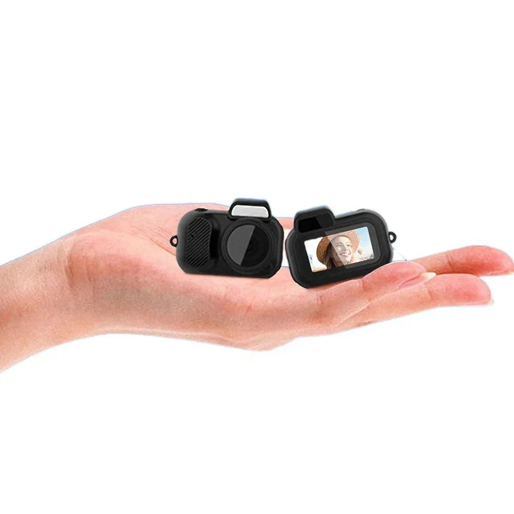 Mini Slr - Shaped 1080P Pocket DV Camera – Portable Body Cam, Action Camera with Display Screen, Loop Recording, & Filters - Cozy Home Life